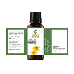 Sheer Essence Arnica Oil premium bottle supports versatile aromatherapy routines