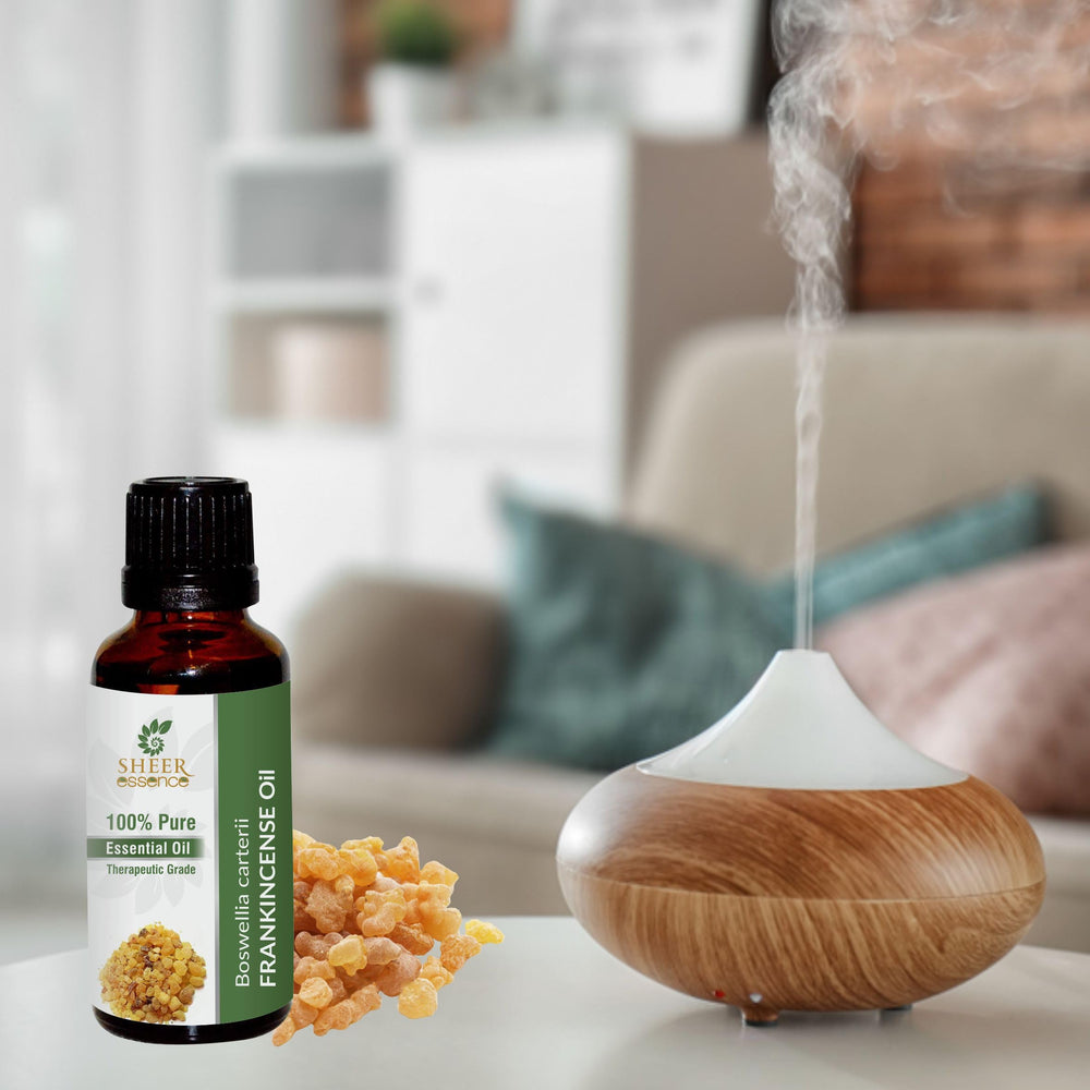 Sheer Essence Boswellia Carterii oil glass bottle for DIY beauty