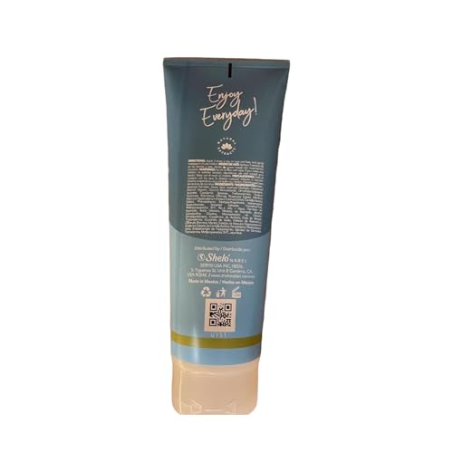 Sheló NABEL VR-C Leg Cream texture close-up shows creamy, non-greasy formula