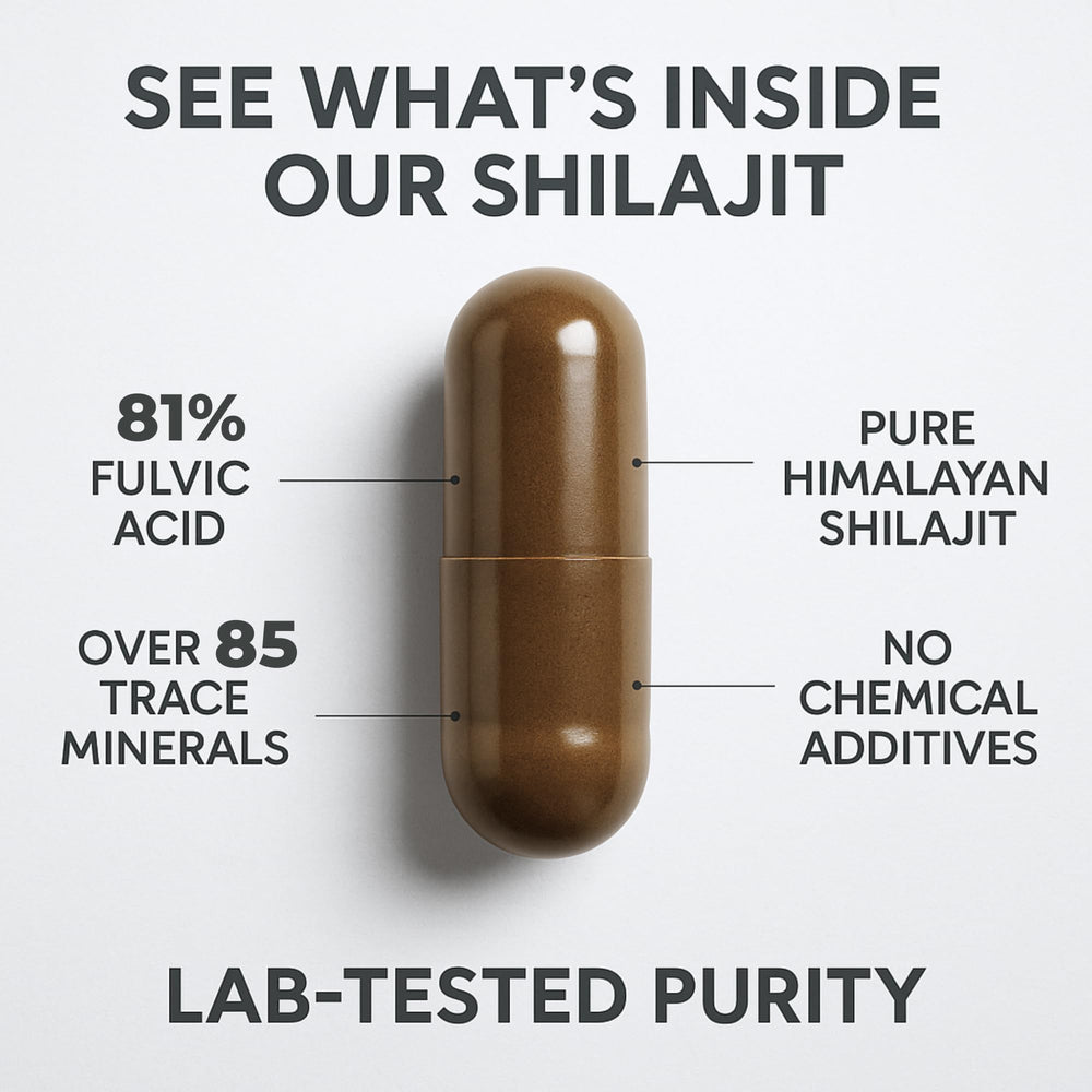 SHILAHEAL morning routine with capsules for steady energy throughout the day