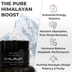 SHILAHEAL fulvic acid 78% emphasis graphic signals high potency for nutrient support