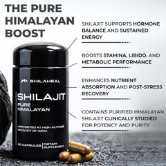 SHILAHEAL lab-tested purity seal ensuring trusted, contaminant-free formula