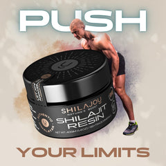 SHILAJOY vegan GMP badge underscoring ethical manufacturing and quality.
