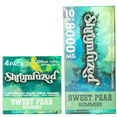 Shrumfuzed nootropic gummy bottle pour for daily focus