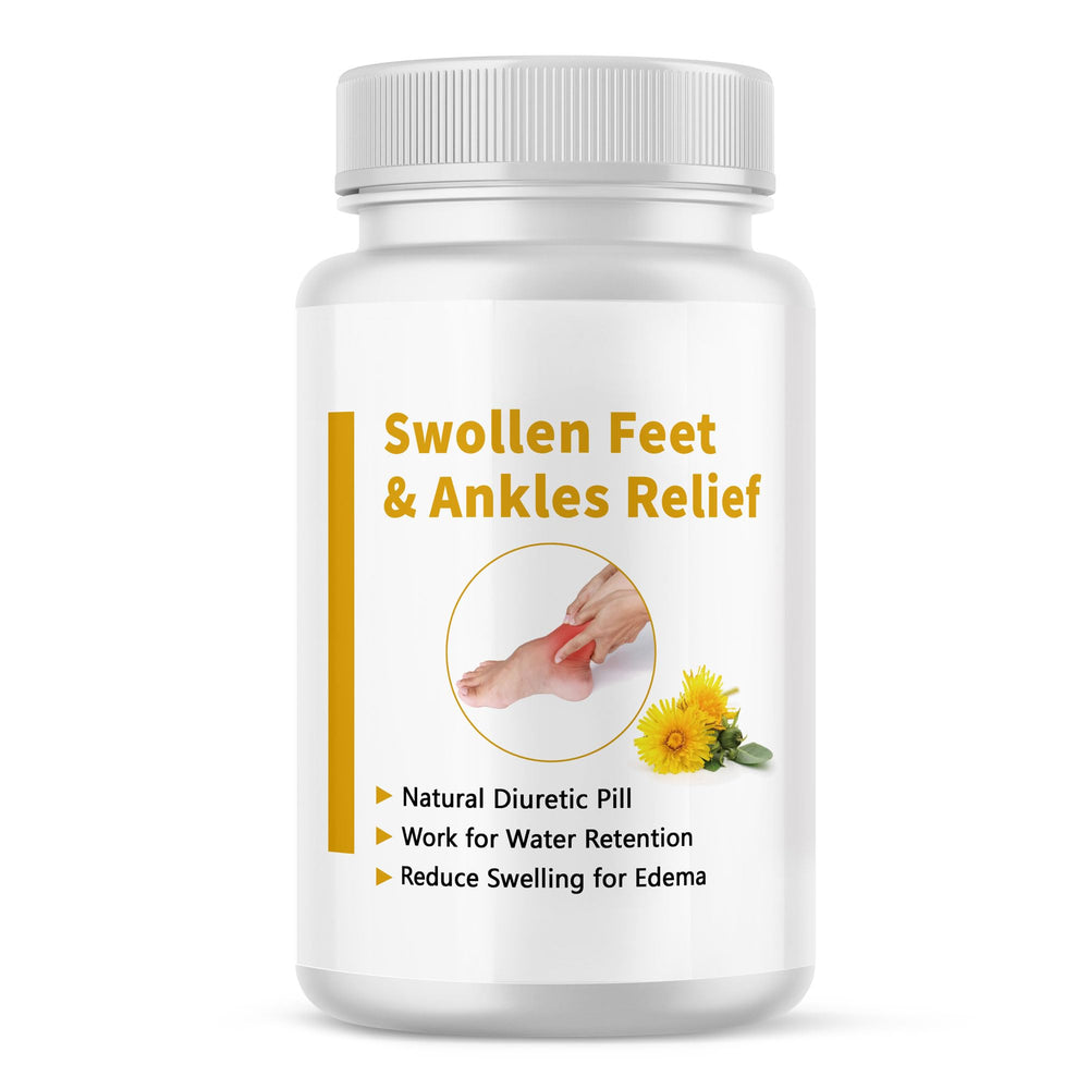 SHUNNIUB swollen feet pills bottle—visual focus on the bottle for leg comfort support.