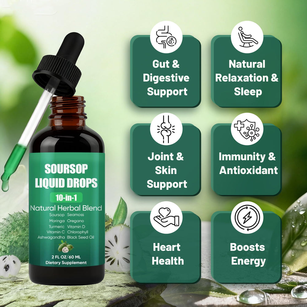 Drops dispensed into a glass of water for easy daily routine