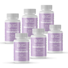 Sierra Life Sciences Melatonin bottle ready for evening use to support a calm bedtime routine.