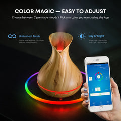 360-degree ultrasonic diffusion preserves oil potency for consistent aroma.