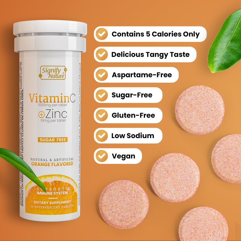 Signify Nature Vitamin C 1000mg packaging 80ct shelf-ready.