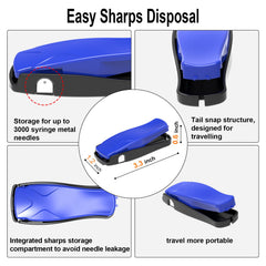 Sijidou capacity view showing large container for many needles.