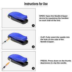 sijidou needle clipper one-piece molded design with leak-free construction.