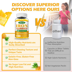 Sijigood sugar-free gummies depict gluten-free and non-GMO features.