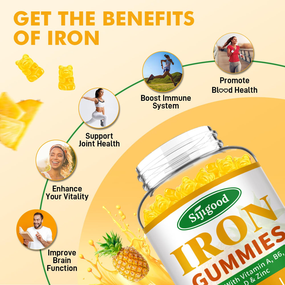Sijigood vegan formula with vitamins highlights bright pineapple flavor.