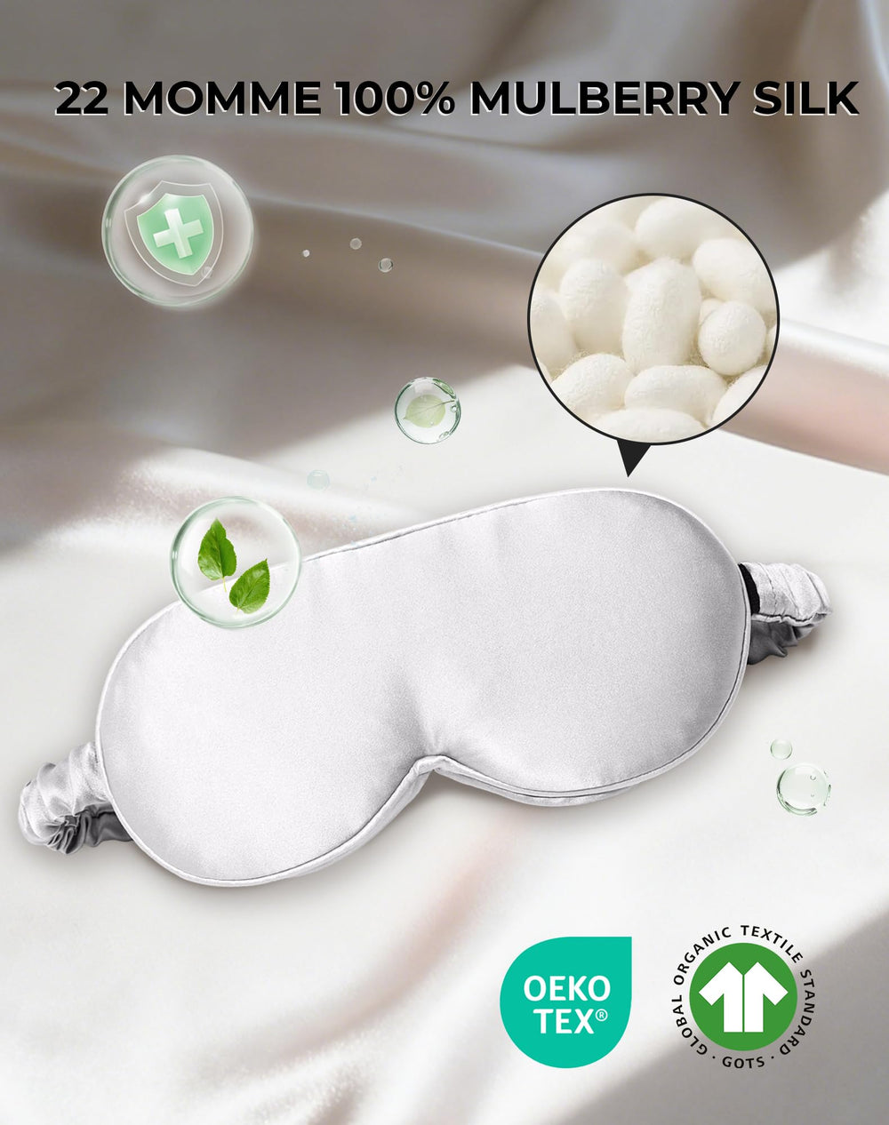 SilkSilky 3D contour close-up highlighting eye space for natural blinking