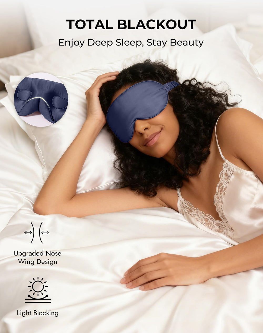 SilkSilky true blackout effect ideal for travel or late-night sleep