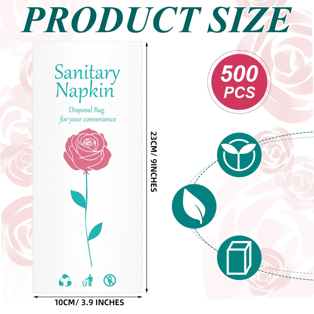Versatile bags for tampons, pads, liners and more
