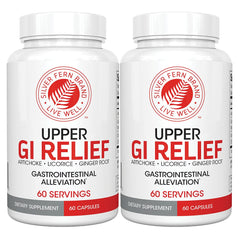 Silver Fern GI Relief bottle front shows a natural herbal option for daily digestive comfort.
