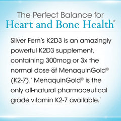 Silver Fern K2-D3 bottle on table ready for daily routine