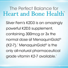 Detail of MenaquinGold on Silver Fern K2-D3 showcasing natural MK-7 source