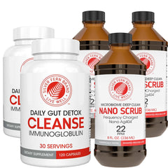 Silver Fern Nano Scrub Liquid bottle for daily cleansing routine