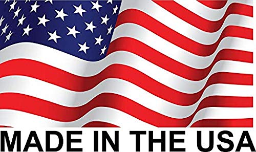 USA-made badge signals domestic production and quality.