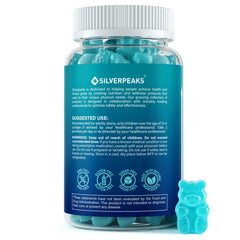 Close-up of gummy texture from Silverpeaks Height Growth for pleasant chewing.