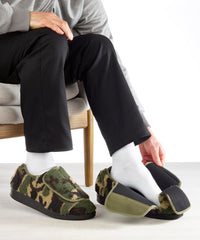 Silvert's slippers with fluid barrier protect against spills and odors.
