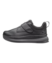 Silvert's Easy Wear extra wide walking shoes for men with a black strap for secure, easy wear.