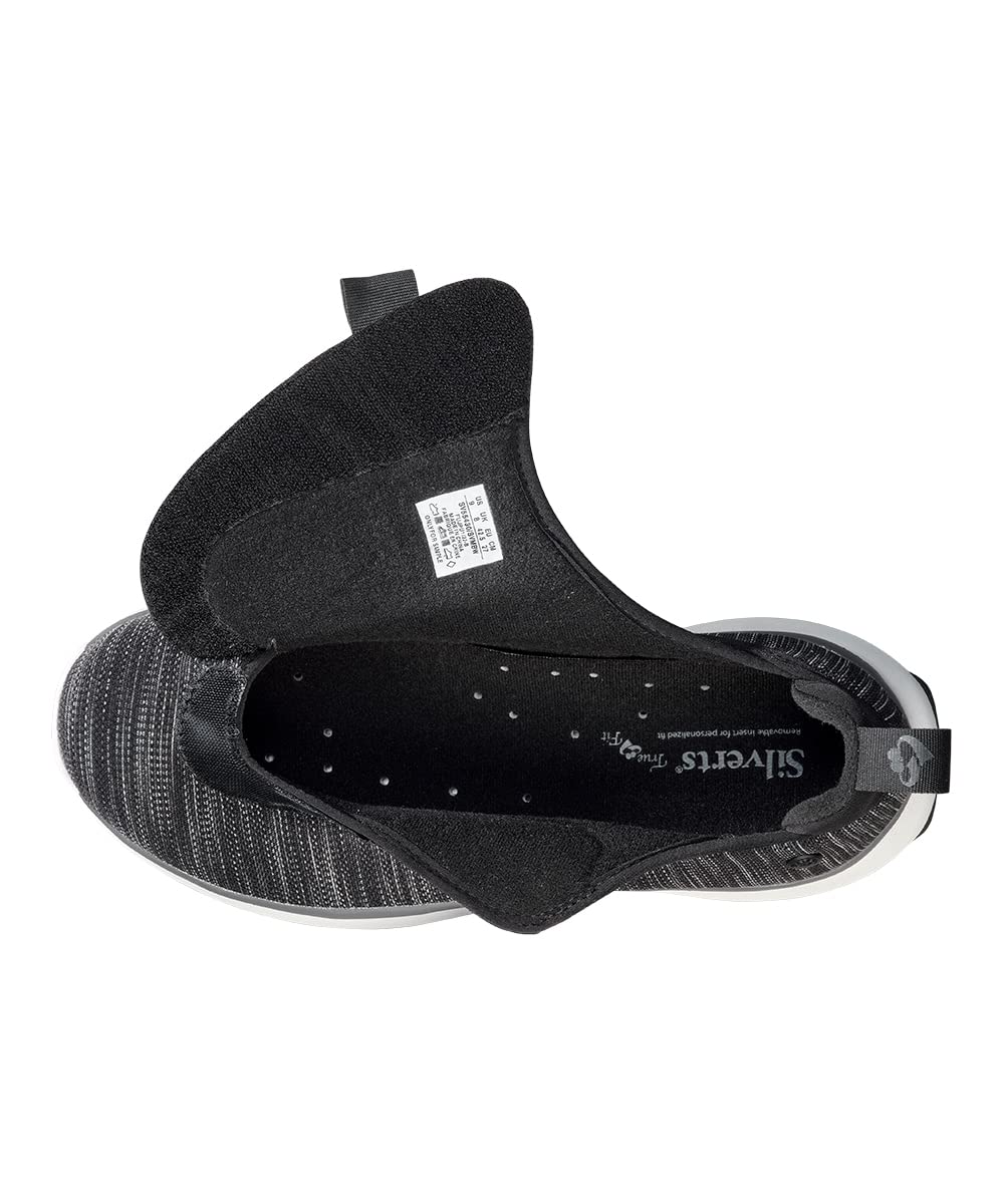 Silvert's anti-slip outsole provides stable steps at home or outdoors.