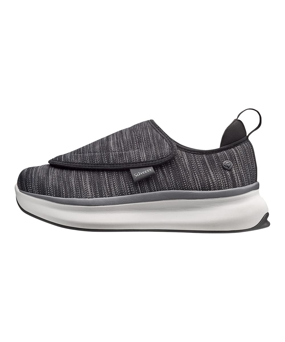 Silvert's Men's Extra Wide Comfort Shoes with Easy-Touch closures for effortless wear.