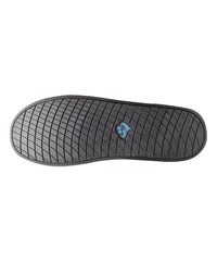 Silvert's slippers with removable insole and spacer for custom fit.