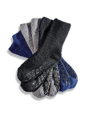 Silvert's six-pack hospital socks provide ready wear for daily indoor safety.