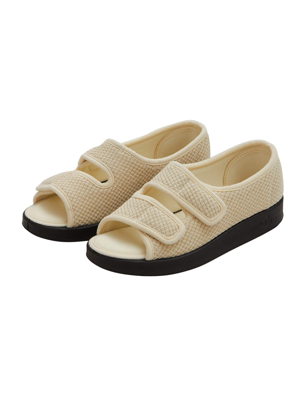 Silvert's adjustable sandals with wide closure for swollen feet and easy on/off