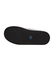 Fluid barrier feature on Silvert's Jewel Slippers protecting against spills