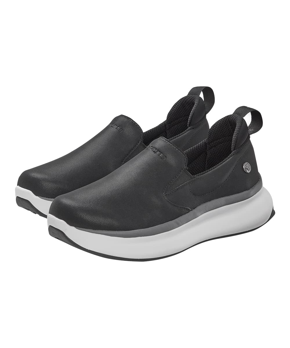 Close look at Silvert's anti-slip rubber sole for confident steps on various surfaces.