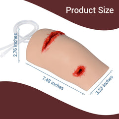 Simedutech knee trauma education tool for instructors and students during drills