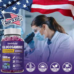Travel-friendly Simhould bottle designed for daily joint support on the go.