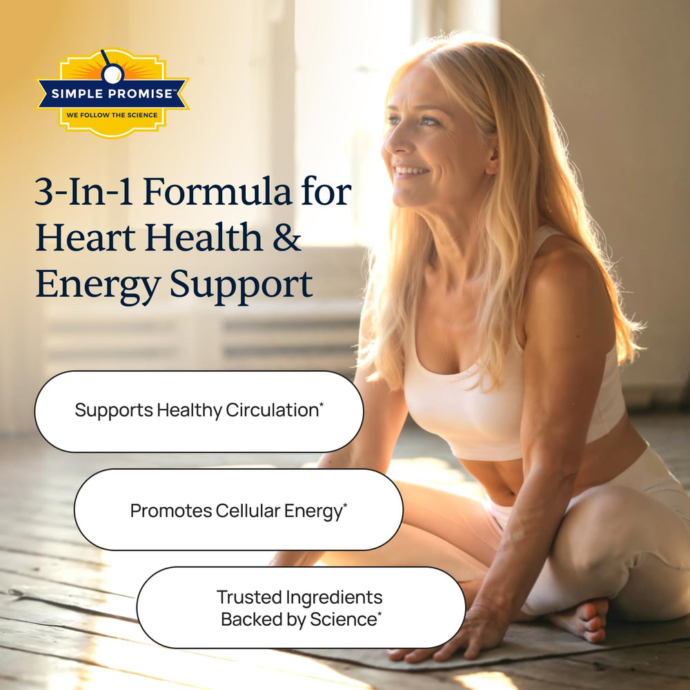 Simple Promise CardioClear7 capsules ready for daily use.