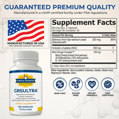 Simple Promise GRS Ultra capsules close-up showing smooth, easy-to-swallow texture