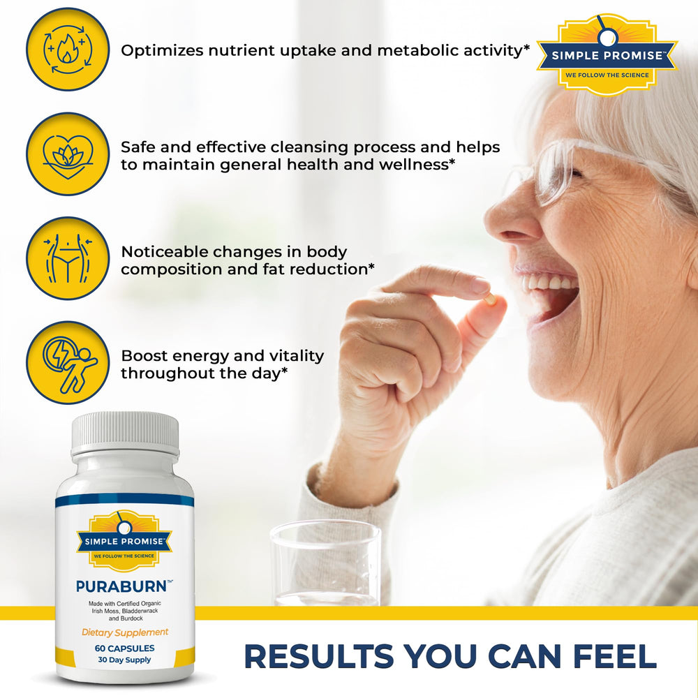 PuraBurn Bladderwrack ingredient emphasizing iodine-support