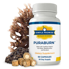 Simple Promise PuraBurn bottle front for daily digestive wellness