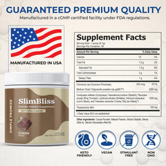 Simple Promise SlimBliss scoop for easy daily dosing and quick mix