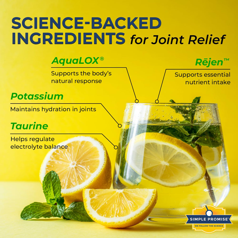 Simple Promise XentaFlex ingredients chart showcasing electrolyte blend.