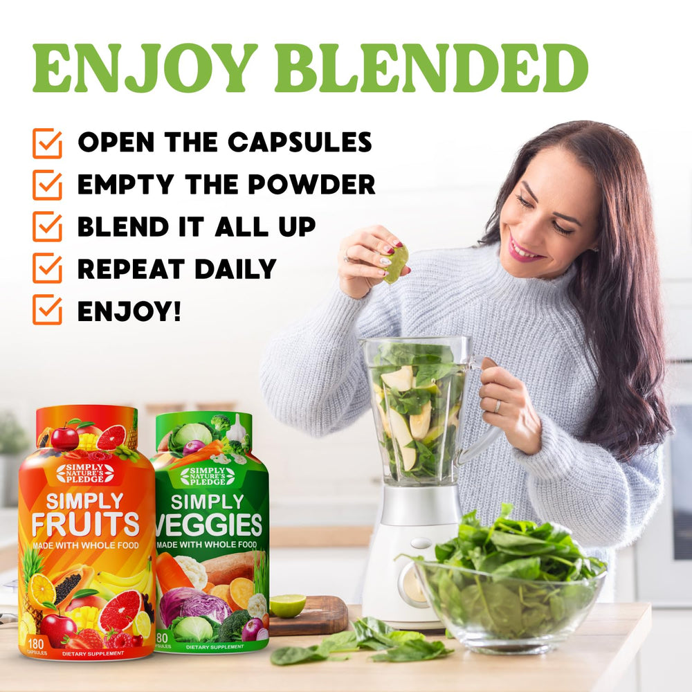 Bottle pouring shot showing easy daily dispensing of Simply Nature's Pledge.