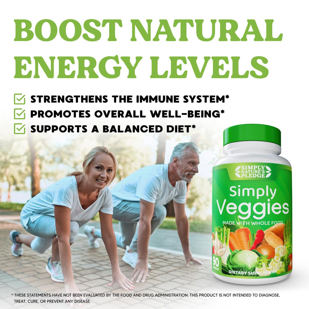 Simply Nature's Pledge glass bottle side view shows a trusted daily supplement.