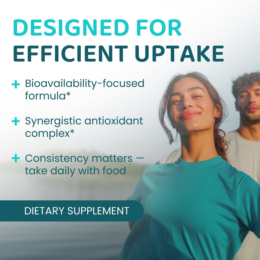 Simply Nature's Pledge NAD+ Elite packaging display emphasizing quality and third-party testing.