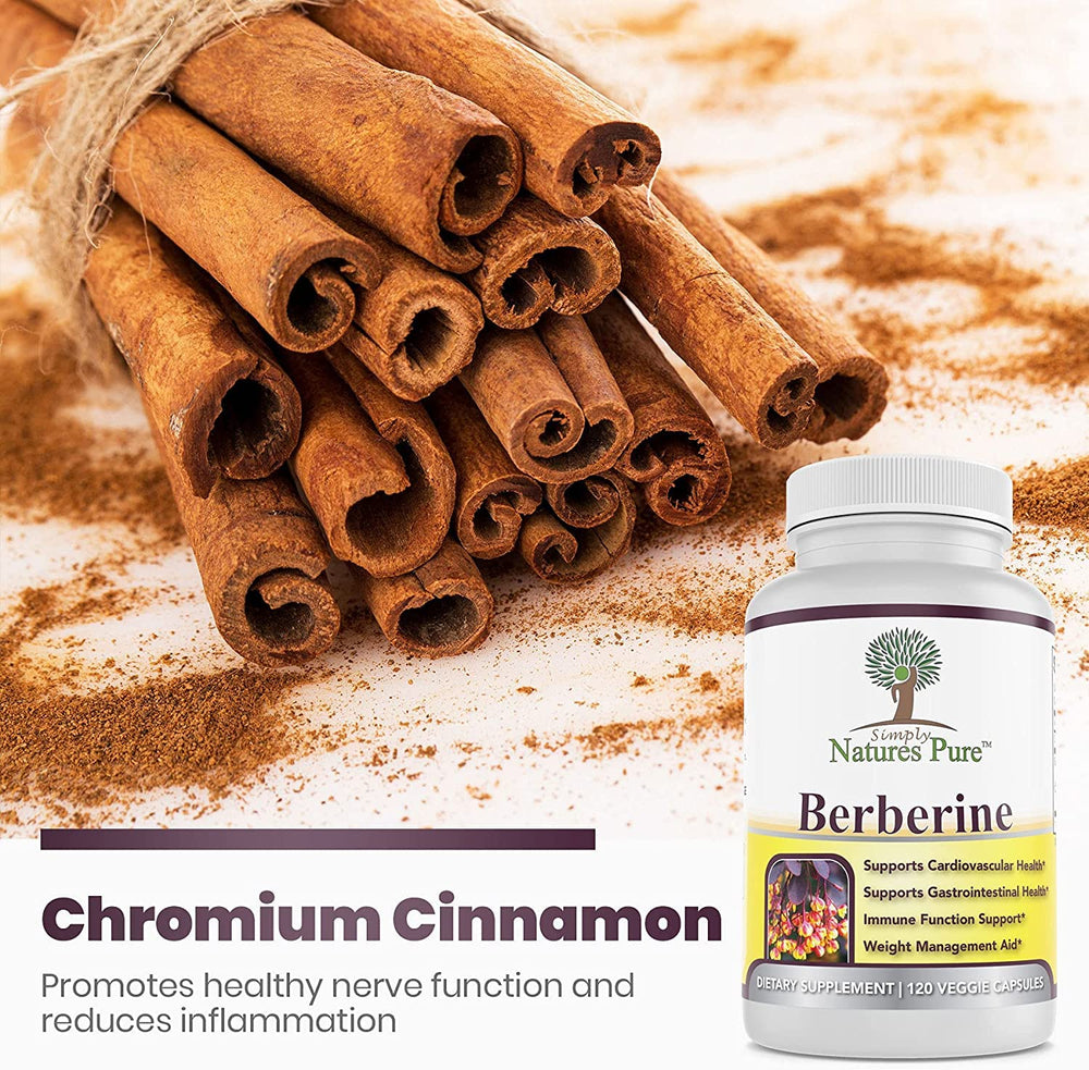 Cinnamon and chromium accents on the label signaling flavor-friendly, balanced supplementation.