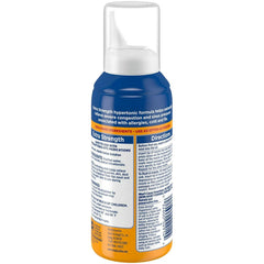 Simply Saline Nasal Mist bottle close-up highlights pure ingredients and 3 percent saline.
