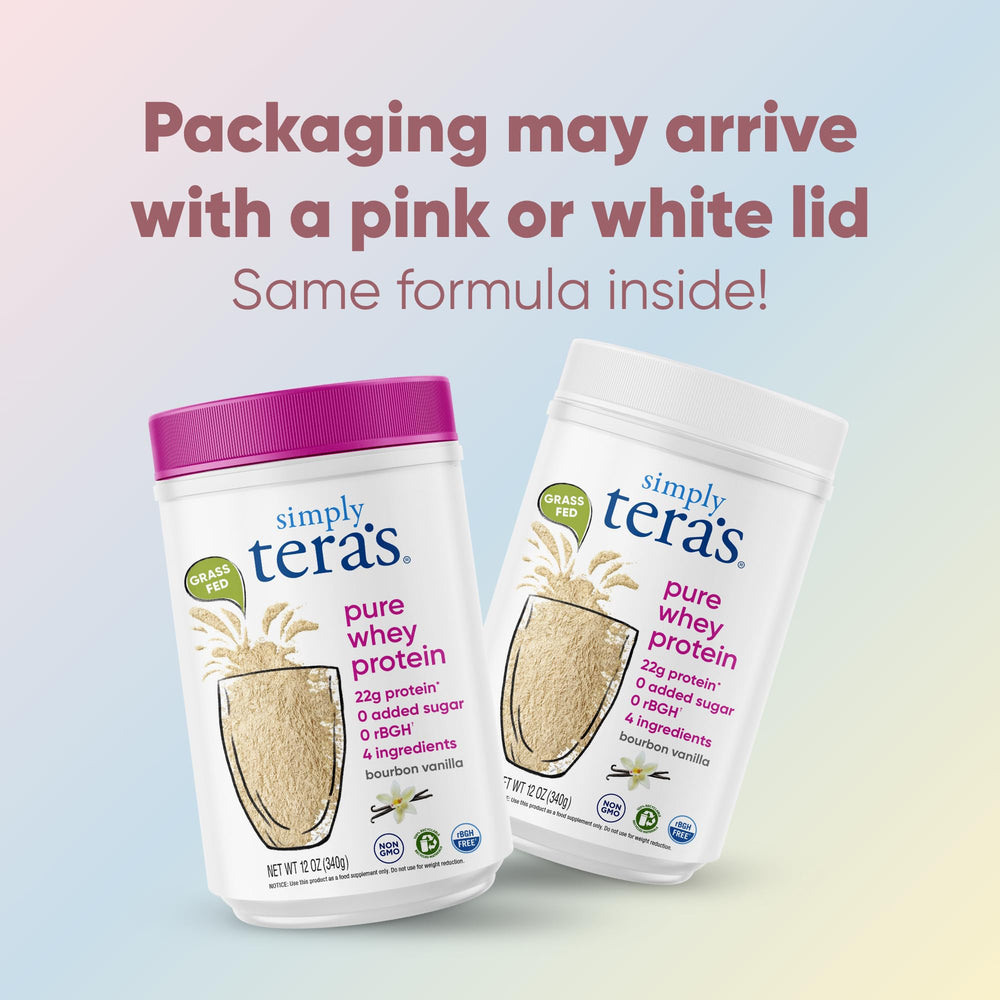 Simply tera's Pure Whey grass-fed cows on pasture emphasize clean sourcing