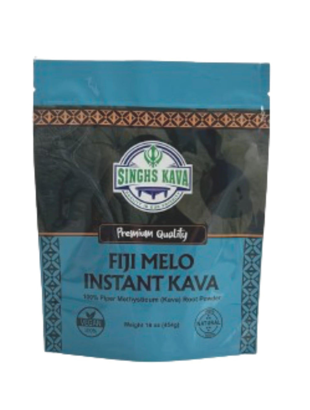 SINGHS Micronized Kava powder scoop ready for fast preparation.